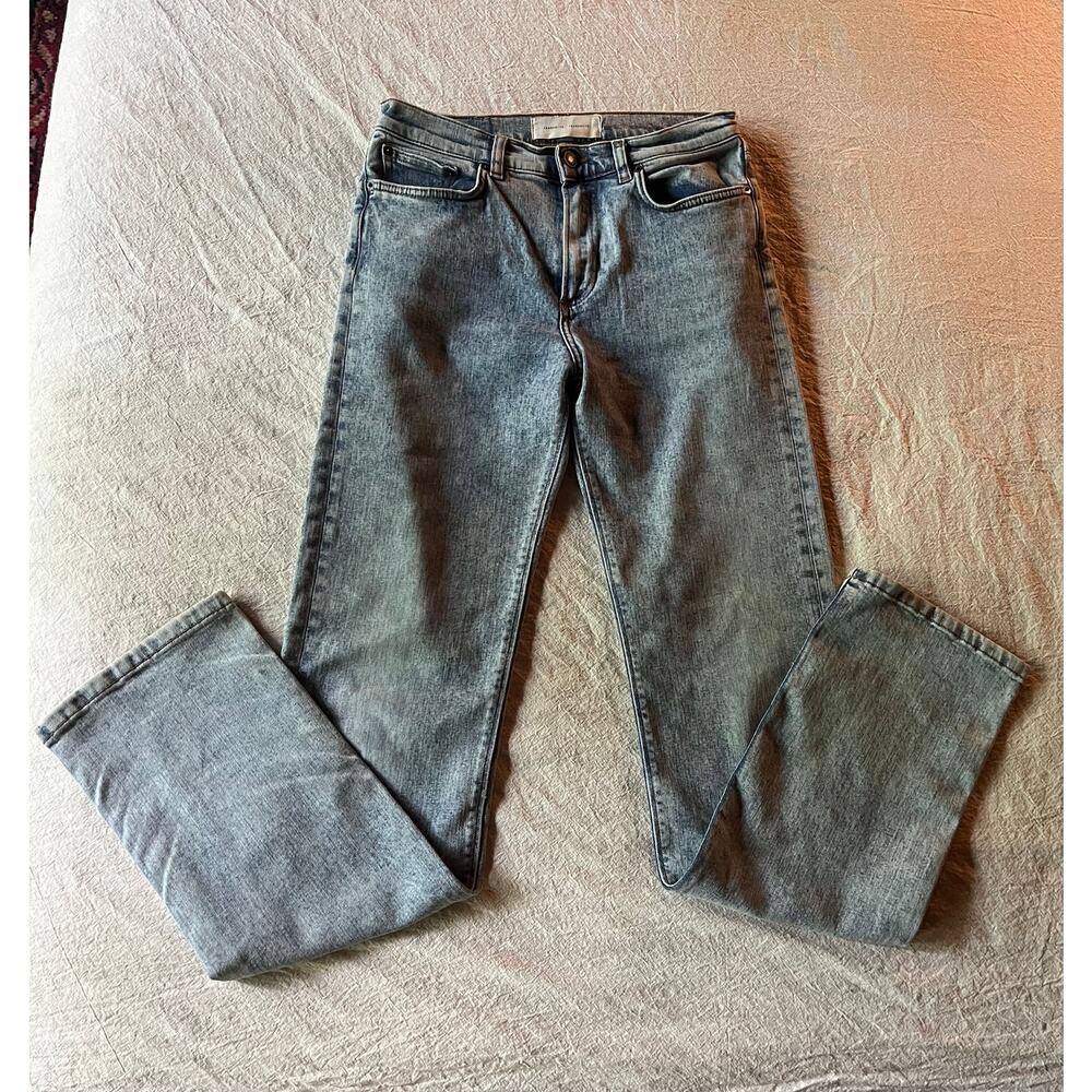 Jeanerica Eiffel Straight Leg Jeans Vintage 82 Wash 26/34 EUC - Picture 3 of 6